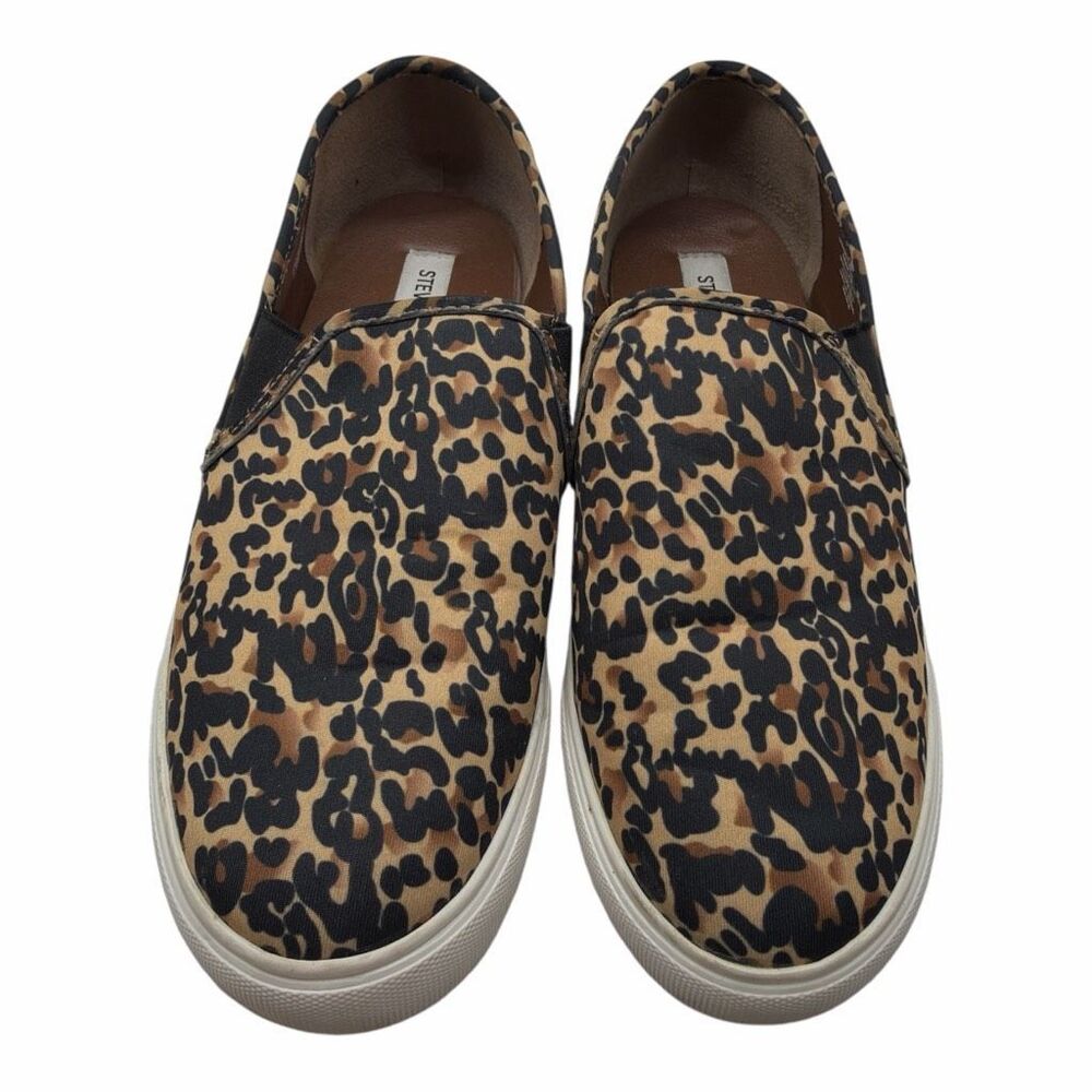 Steve Madden Women's Size 10M Leopard Print Fashion Sneakers Slip On